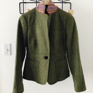 EUC J Crew Robert Noble Tweed Herringbone Jacket